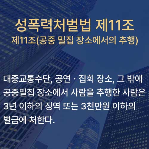 성폭력처벌법 제11조