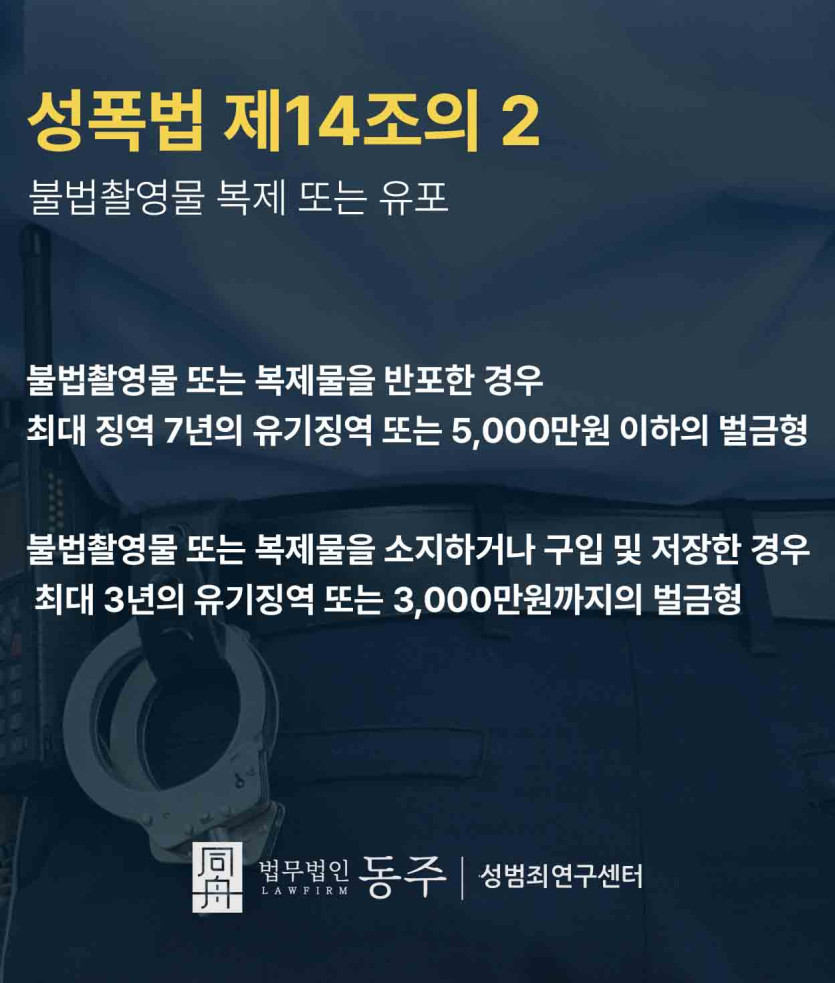 성폭력처벌법 처벌