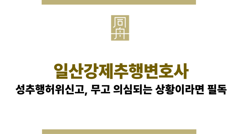 일산강제추행변호사