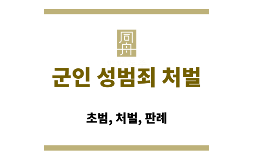 군인 성범죄 처벌