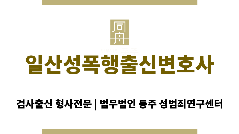 일산성폭행변호사