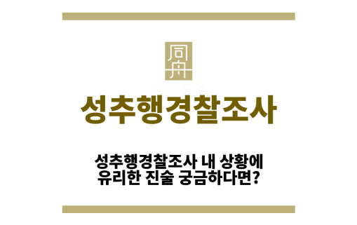 성추행경찰조사