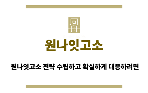 원나잇고소
