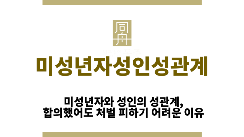 미성년자성인성관계