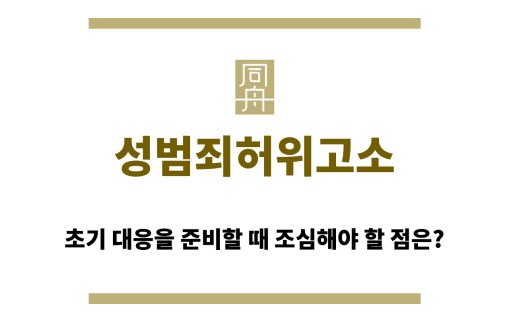 성범죄허위고소