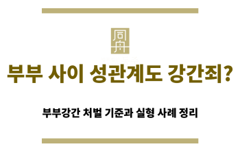 부부강간 처벌 기준 및 실제 강간죄 적용 사례 정리 이미지
