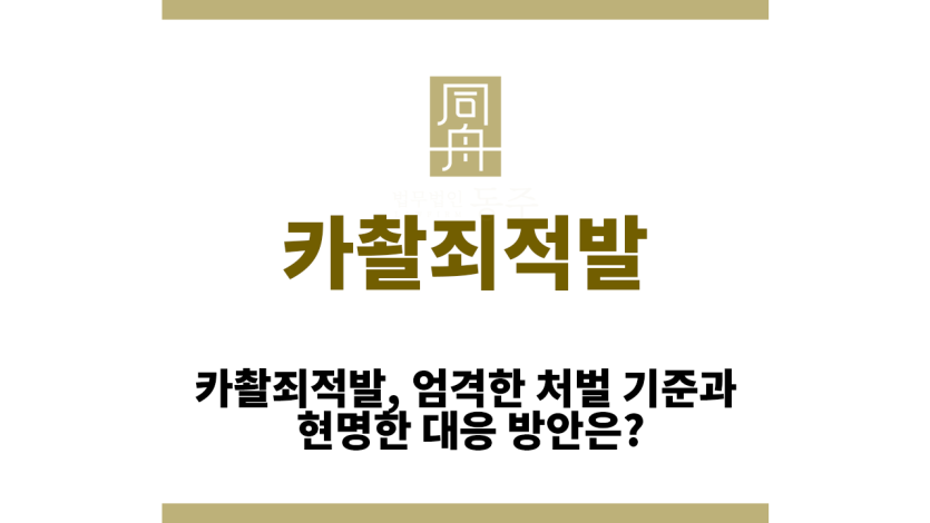 카촬죄적발