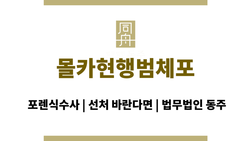 몰카현행범체포