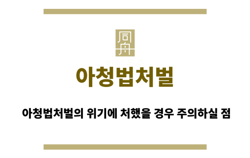 아청법처벌
