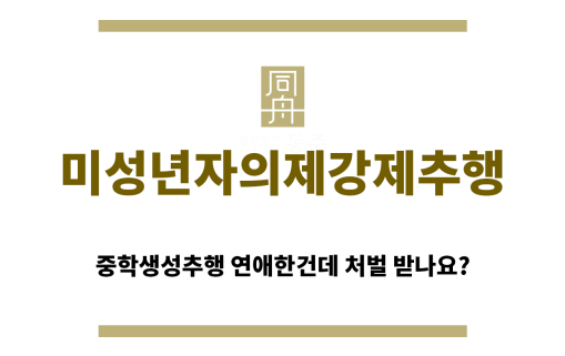 ＂미성년자의제강제추행“