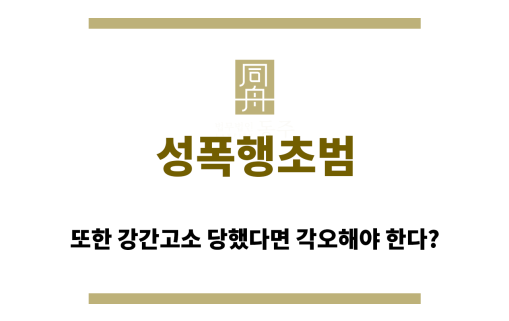 성폭행초범