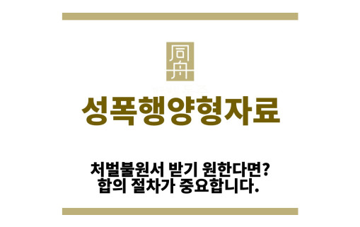 ＂성폭행양형자료“