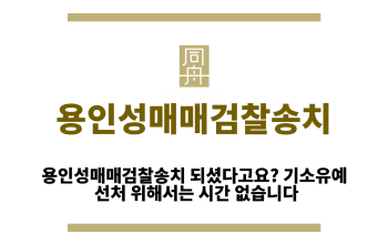 용인성매매검찰송치