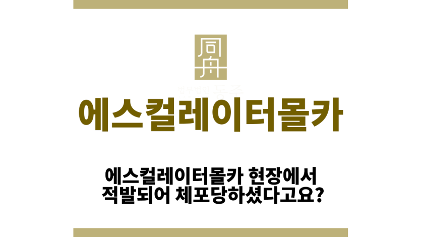 에스컬레이터몰카