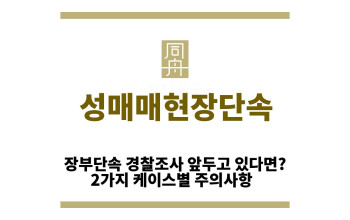 ＂성매매현장단속“