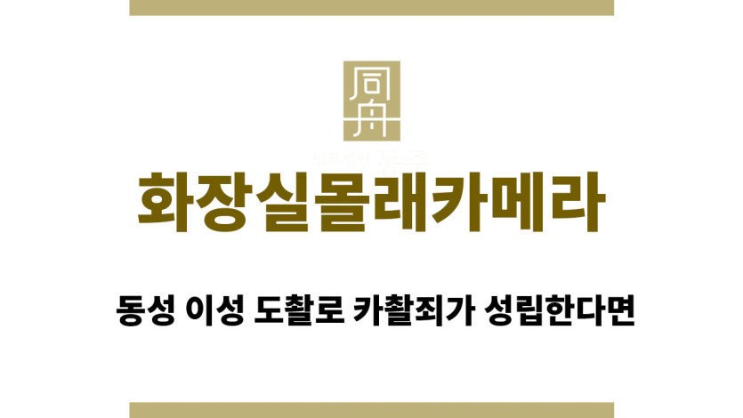 화장실몰래카메라