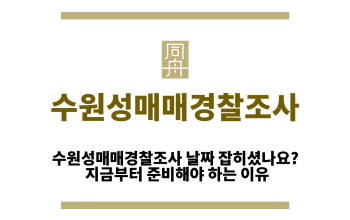 수원성매매경찰조사